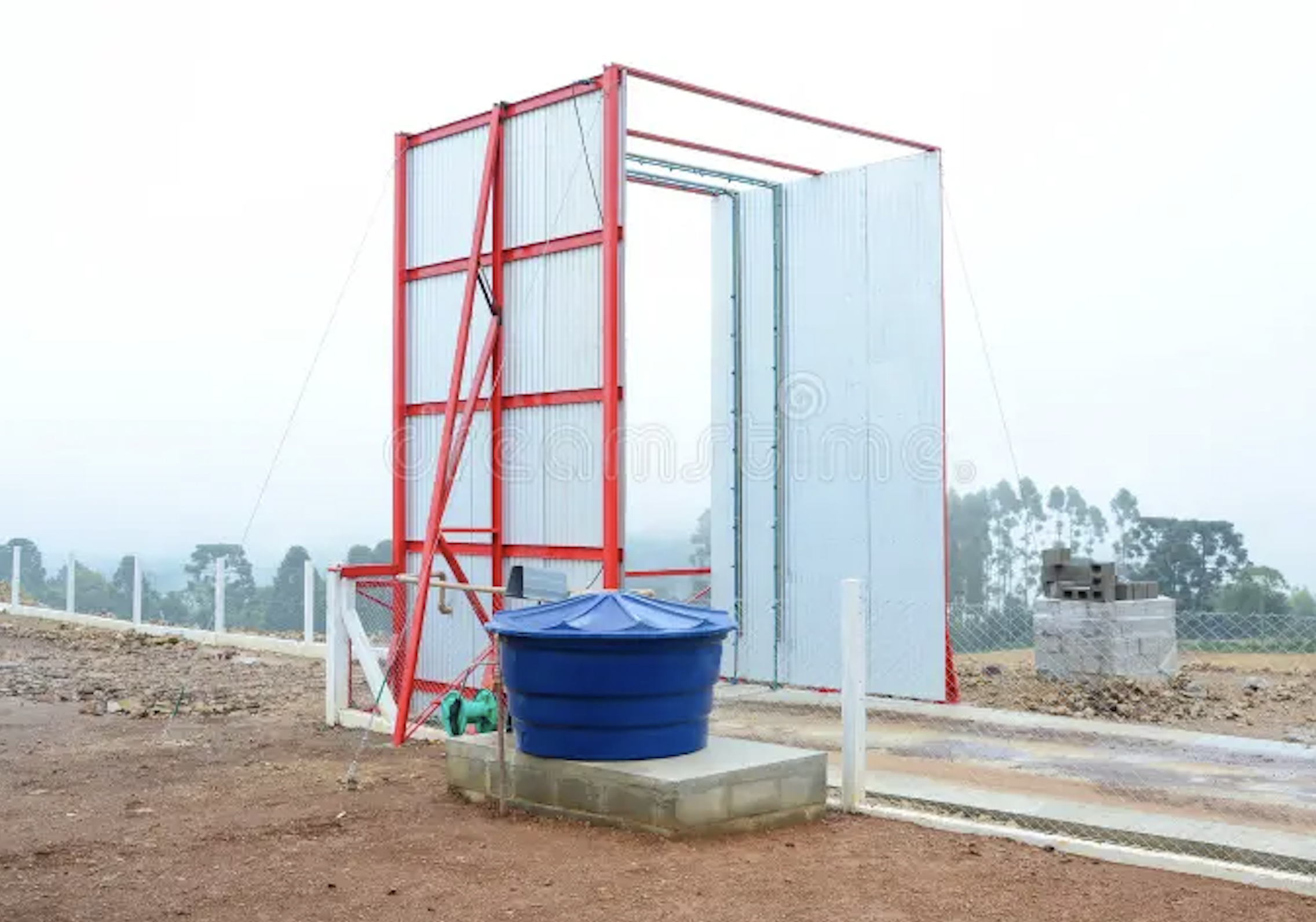 Bio-security Vehicles Entrance